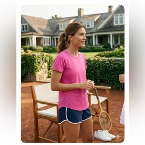 Lululemon Sculpt Short Sleeve Shirt – Pink – Size 8 – Excellent Condition